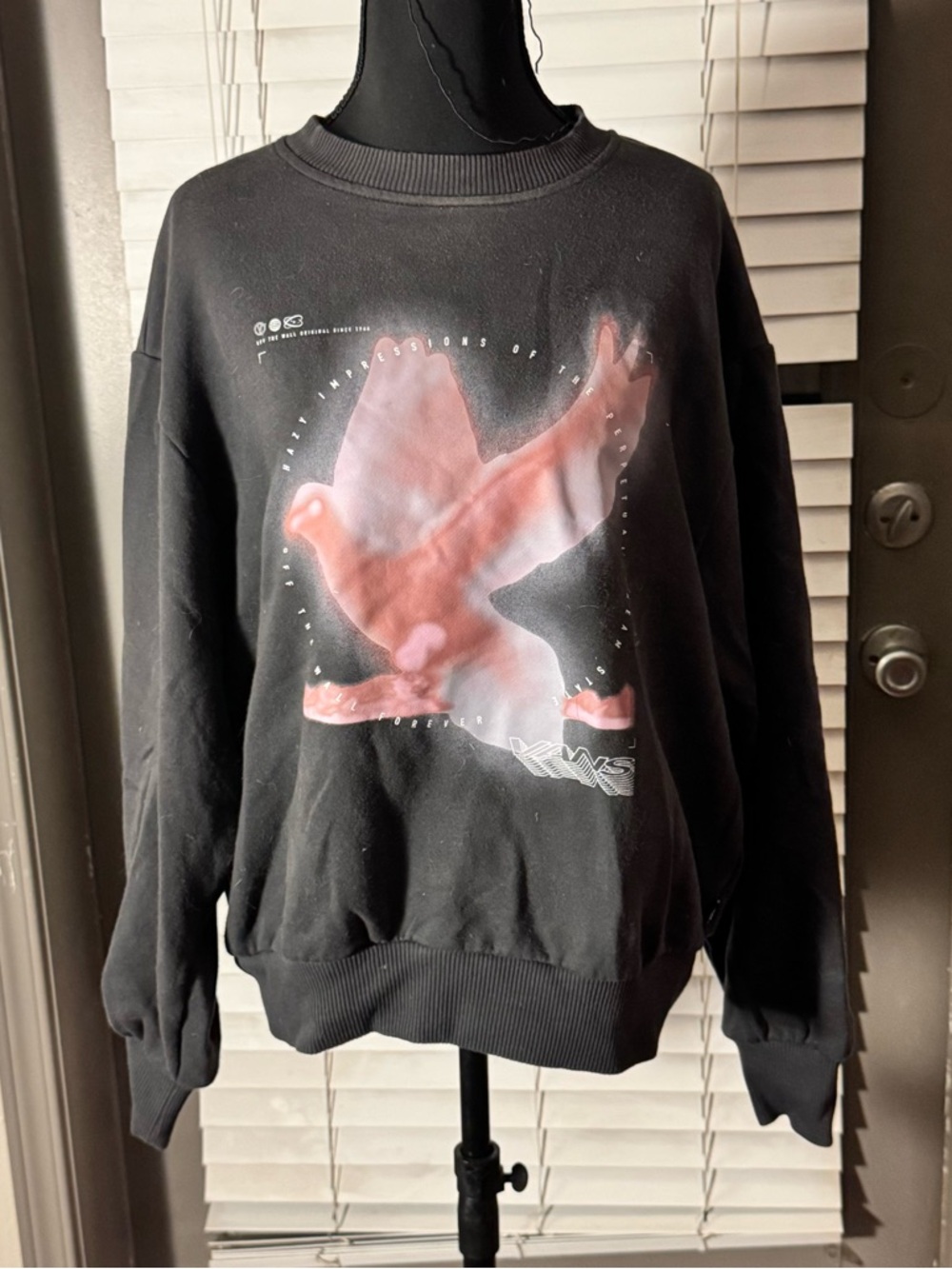 VANS CREW NECK SWEATER - DOVE BLOUSSANT Sizes Small & Medium